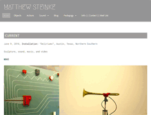 Tablet Screenshot of matthewsteinke.com